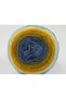 2X150Gr. Cakes Wool Dk Wool, Premium Acrylic Blue Shades, Mint Green, Gold Tones Winter, Wool, Bat - 2