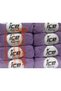 8X50Gr. Elegant Metallic Cotton Metallic Glitter, Cotton Lilac Metallic Glitter, Summer Yarns, Cotton, Z - 4