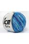 8X50Gr. Lorena Splash Acrylic, Cotton Maron, Blue Tones Summer Yarns, Cotton, Batik Patterned, Acry