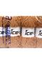 Lot of 4 X 100Gr Skeins Ice Yarns Chenille Baby Light (100% Microfiber) Yarn Light Brown - 4