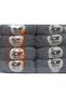 8X50Gr. Elegant Metallic Cotton Metallic Glitter, Cotton Gray Metallic Glitter, Summer Yarns, Cotton, Zinc - 4