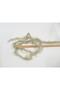 2X150Gr. Cakes Fluffy Mohair, Premium Acrylic Cream Tones, Khaki Tones Winter, Mohair, Chunky - 3