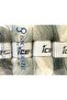 Lot of 4 X 100Gr Skeins Ice Yarns Magic Glitz Yarn Grey Shades Silver - 4