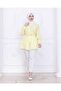 Women's Belted Layered Shirt Tunic - 3