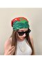 Colorful Tropical Fruit Palm Flower Patterned Bandana - Summer Hair Accessory - Scarf - Gift - 3
