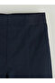 Lcw Kids Navy Blue Elastic Waist Girls' Trousers - 2