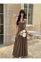 Kendall - Halter Neck Draped Maxi Dress