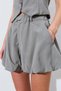 Comfortable Balloon Cut Shorts Skirt with Elastic Waist and Pocket Design |   Ek100295048 - 4