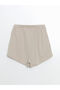 Lcw Vision Women's Pleated Shorts with Elastic Waist - 6