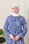 Skirt Layered Flower Patterned Gypsy Viscose Dress Hijab Dress Mother's Dress Prayer Dress - 5