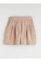 Vizyon New Season Elastic Waist Women's Pleated Shorts - 5
