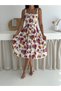 Women's Skirt Ruffled Casual Summer Viscose Fabric Dress Standard Size Smlxl Compatible Length 100 cm - 2