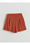 Esvab • Modern & Distinctive Women's Shorts with Waist Drawstring Pleated - 6