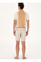 Gray Men's Regular Waist Regular Fit Shorts Tenir - 4
