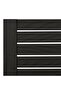 Double Sun Lounger Black 155x138x83 cm Polypropylene - 7
