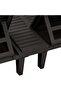 Double Sun Lounger Black 155x138x83 cm Polypropylene - 8