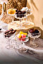 6-Light Crystal Glass Luxury Turkish Delight Bowl Snack Bowl Presentation Bowl Classic