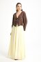 تنورة صفراء من Baie Modal 29290 - 6