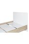 Kinder 120x200 Single Bed-White & Sonoma Oak - 6