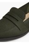 Textured Slip-On Comfort Loafers - 5
