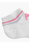 Logo Print Half Terry Ankle Length Socks - Set of 5 - 5