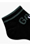 Football Print Non Terry Ankle Length Socks - Set of 5 - 5