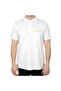 Polo Neck Alpinestars Logo Gold White T-Shirt