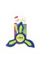 Hop Helix Dog ​​Toy Yellow & Blue