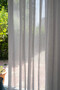 Linen High Quality Grammage Gray Living Room Kitchen Bedroom Tulle Curtain 1/2.5 Regular Pleated Sag - 3