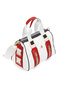 Women's Quilted Embroidered Cylinder Model Hand and Cross Strap Shoulder Bag