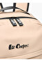 Solid Backpack with Adjustable Straps and Zip Closure - 14x31x50 cms - 4