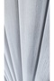 White Organic Bamboo Tulle Curtain 1/3 Dense Pleats No Wrinkle No Ironing Required - 2