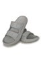 Feelup Comfort Sole Eva Men's Beach Pool Sea Daily Velcro Slippers Gray - 5