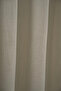 Natural Flame Effect Linen Special Ironing Thick Beige Tulle Curtain 1/2 Pleated Buk - 4