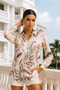 Women's Satin Hidden Button Detailed Design Slim Fit Shirt - 2