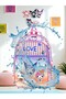 Primary School Orthopedic Waterproof Water Bottle 3 Compartments Nutritional 2-Piece Primary School Girl Backpack - 8