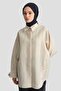 Pat Detailed Striped Linen Tunic 25Y4605 White - 3