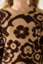 Flower Patterned Girl's Sweater Knitwear - 3