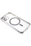 Glass Protective Case for iPhone 13 Pro Max, Silver - 8