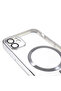 Glass Protective Case for iPhone 13 Pro Max, Silver - 5
