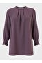 Plus Size Aerobin Tunic with Gipeli Sleeves- Purple- Alia - 4