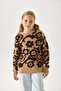 Flower Patterned Girl's Sweater Knitwear - 2