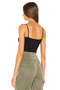 Women's Double Layer Jersey Fabric String Strap Crop Top - 2