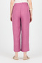 Rose Cotton Elastic Waist Wide Leg Trousers 4657 - 5