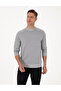 Light Gray Melange Regular Fit Sweatshirt 50313899-Vr091 - 3