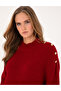 Red Comfort Fit Half Fisherman Sweater 50316342-Vr030 - 2
