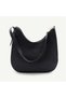 Uderra Genuine Leather Luna Shoulder Bag-S4Ys0401-Black Deer Leather - 2