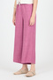 Rose Cotton Elastic Waist Wide Leg Trousers 4657 - 3
