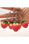 Sweet Simulation Strawberry Keychain, Accessory, Ornament