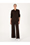 Brown Oversize Modal Blend Hooded Sweatshirt 50314972-Vr029 - 4